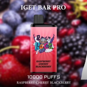 IGET BAR PRO RASPBERRY CHERRY BLACKBERRY – 10000 PUFFS