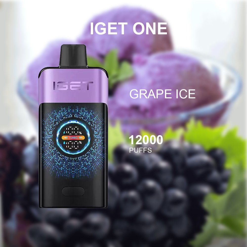 IGET ONE β GRAPE ICE β 12000 PUFFS
