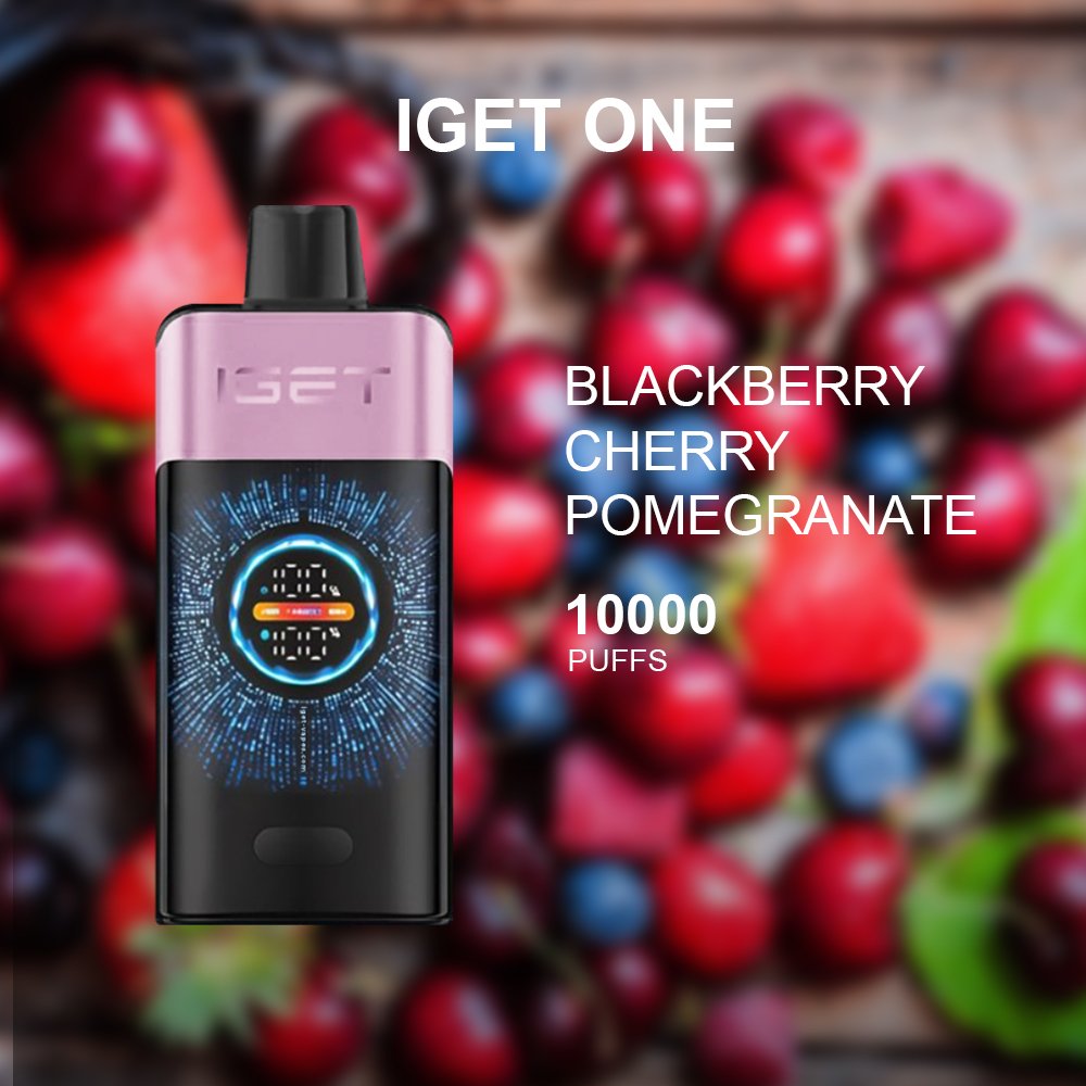 IGET ONE BLACKBERRY CHERRY POMEGRANATE β 12000 PUFFS