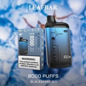LEAFBAR PLATINUM BLACKBERRY ICE – 8000 PUFFS