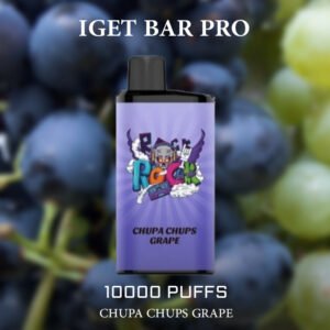 IGET BAR PRO CHUPA CHUPS GRAPE – 10000 PUFFS