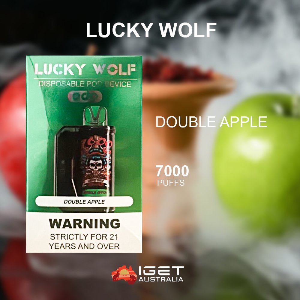 LUCKY WOLF DOUBLE APPLE – 7000 PUFFS