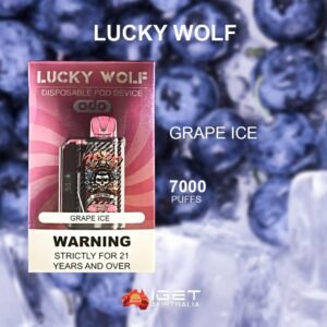 LUCKY WOLF GRAPE ICE – 7000 PUFFS