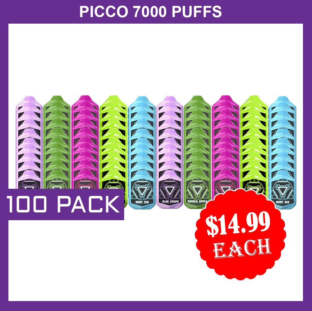 PICCO 7000 PUFFS – 100 PACK