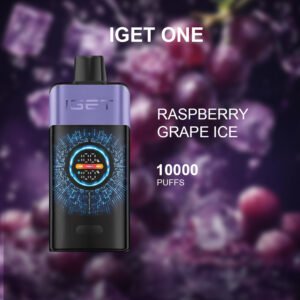IGET ONE RASPBERRY GRAPE ICE – 12000 PUFFS