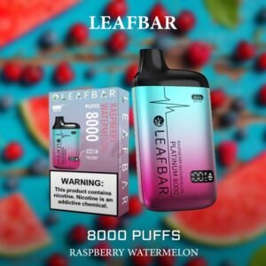 LEAFBAR PLATINUM RASPBERRY WATERMELON – 8000 PUFFS
