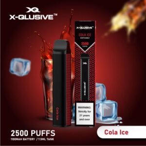 X-QLUSIVE COLA ICE – 2500 PUFFS