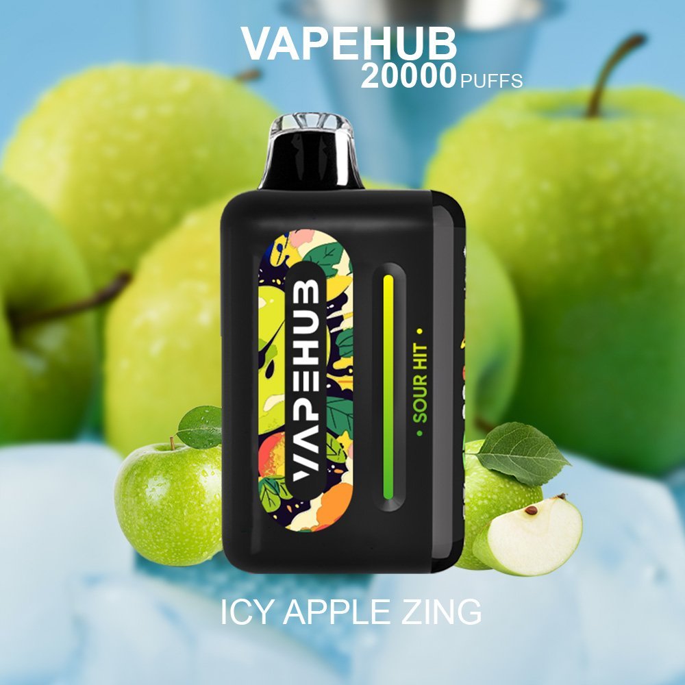 VAPEHUB ICY APPLE ZING – 20000 PUFFS