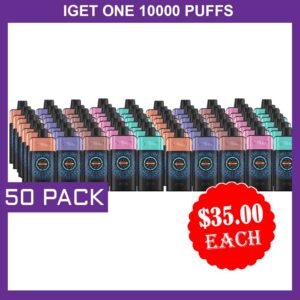 IGET ONE 12000 PUFFS – 50 PACK