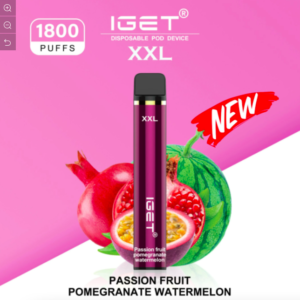 IGET XXL PASSIONFRUIT POMEGRANATE WATERMELON – 1800 PUFFS