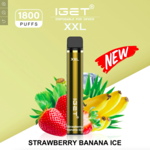 IGET XXL STRAWBERRY BANANA ICE – 1800 PUFFS
