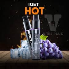 IGET HOT RASPBERRY GRAPE – 5500 PUFFS