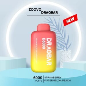 Zoovoo Dragbar Strawberry Watermelon Peach 6000 Puffs