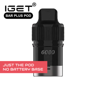 IGET BAR PLUS β POD ONLY β PASSIONFRUIT KIWI GUAVA β 6000 PUFFS (No Battery Base)