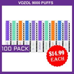 VOZOL 9000 PUFFS – 100 PACK